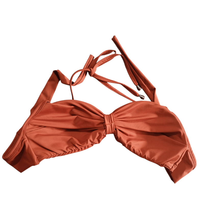 Biquíni Top cropped terracota da marca lynar