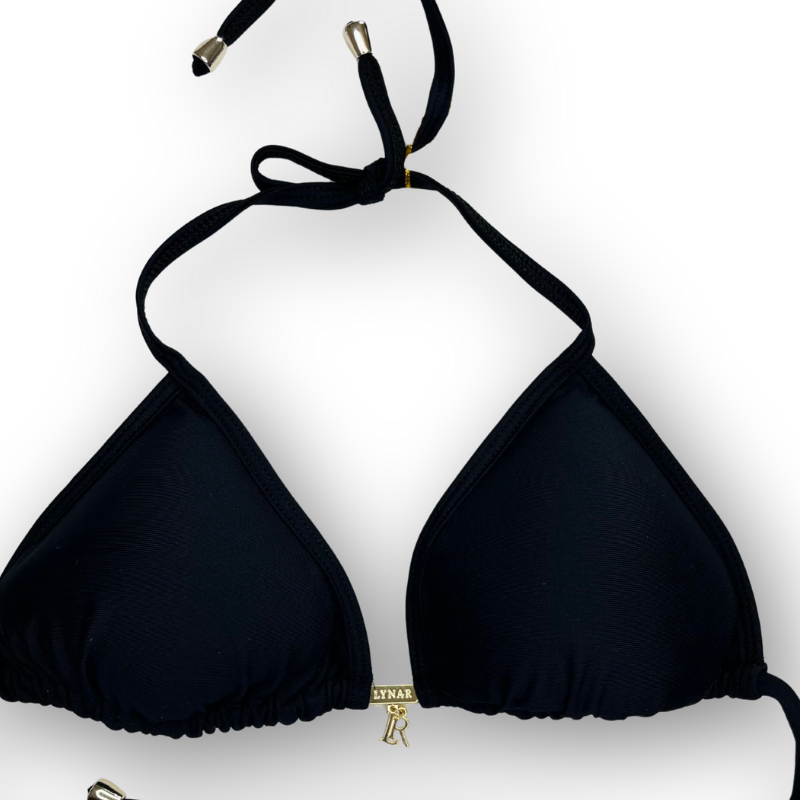 Biquíni Artesanal Preto Detalhado Lynar