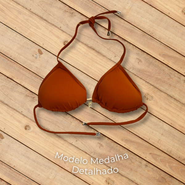 Biquíni Completo Cortininha Terracota Lynar