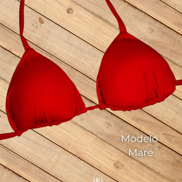 Biquíni cortininha vermelho da marca Lynar