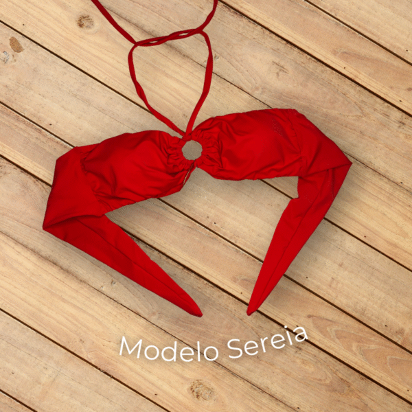 Biquíni Tomara que caia Vermelho Lynar