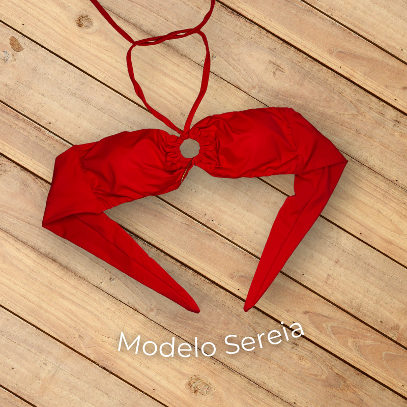 Biquíni Tomara que caia Vermelho Lynar