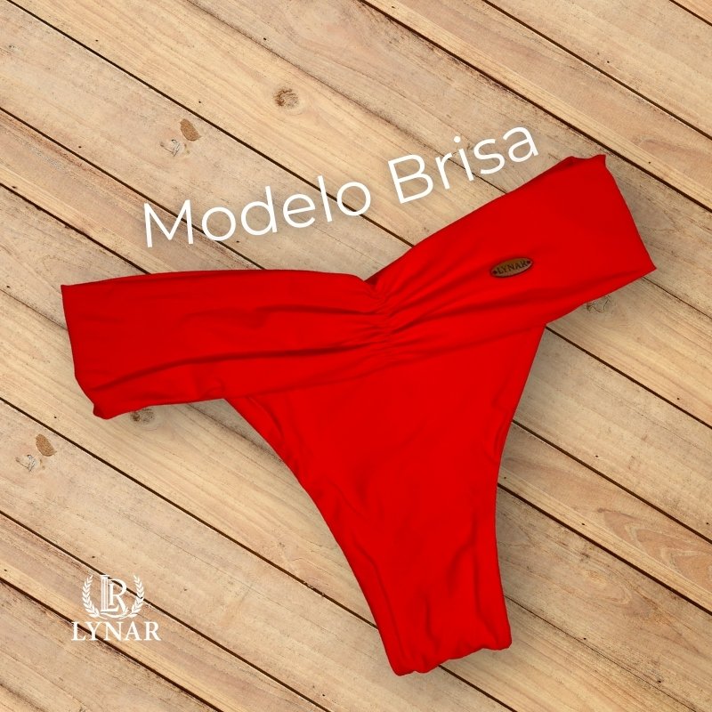 Calcinha Biquíni Vermelho Brisa