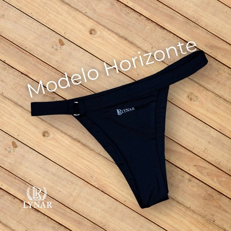 Calcinha Biquíni Preto Horizonte