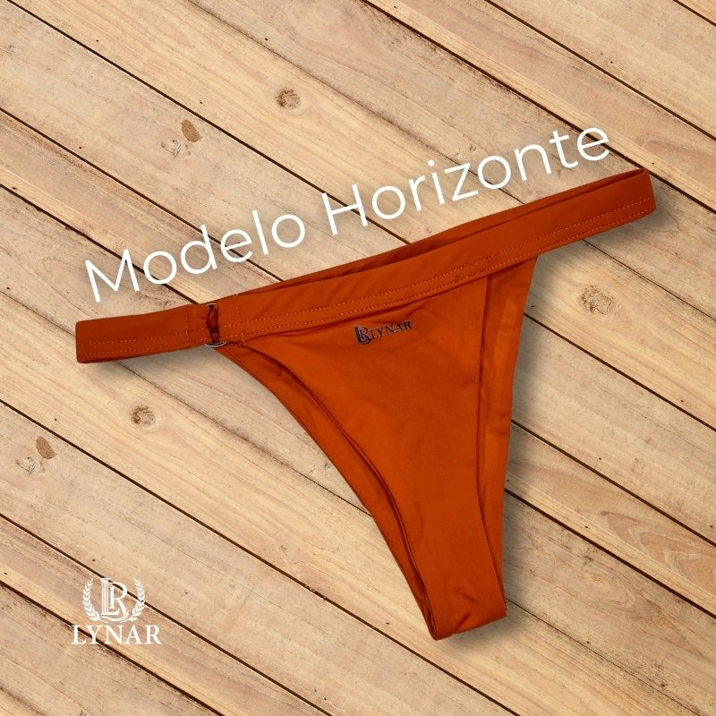Calcinha Biquíni Terracota Horizonte