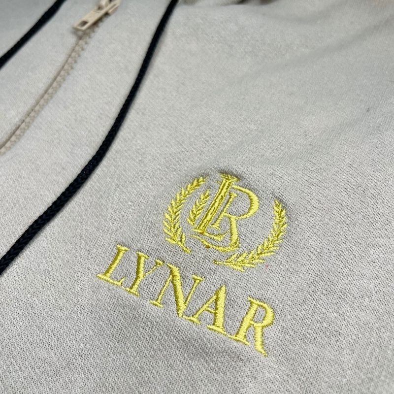 Moletom de Ziper na cor Areia da marca Lynar