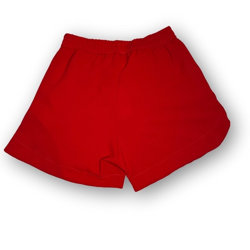 Shorts Feminino vermelho costas Lynar