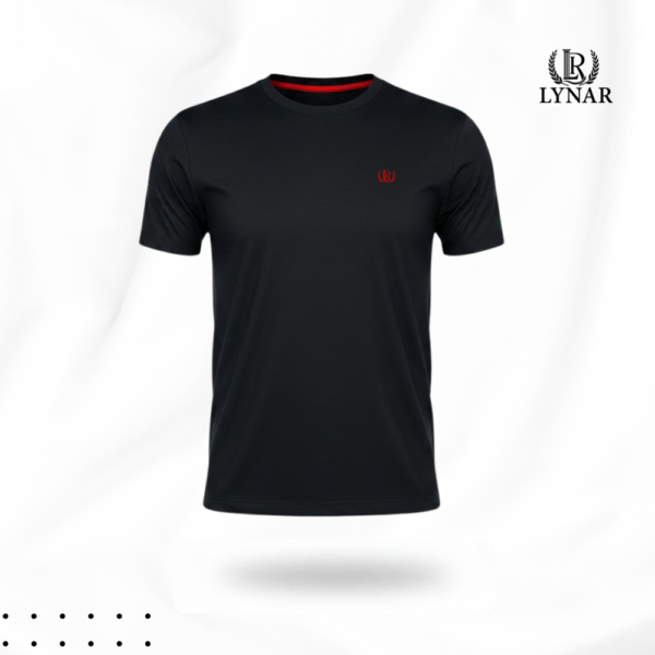 Camiseta de Malha Masculina Preta